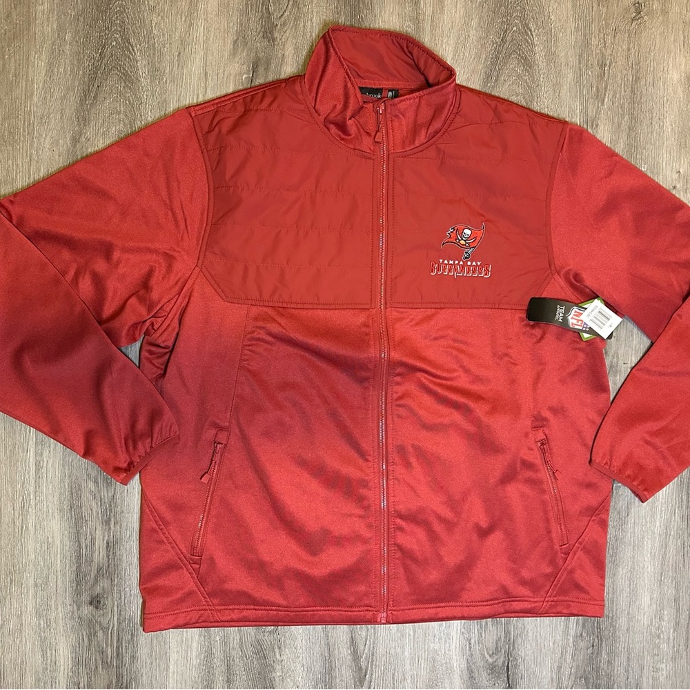 Tampa Bay Buccaneers Dunbrooke Red Explorer Tech Full-Zip Jacket